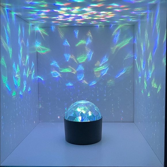 Flashing Dome Light Disco Geometric Retro Fun Multicolor Night Party Decoration - Picture 11 of 11